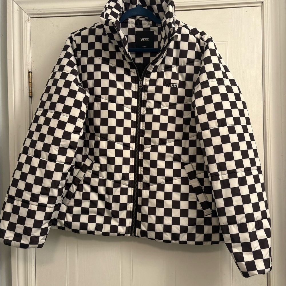 Vans Black and White Checkered Jacket